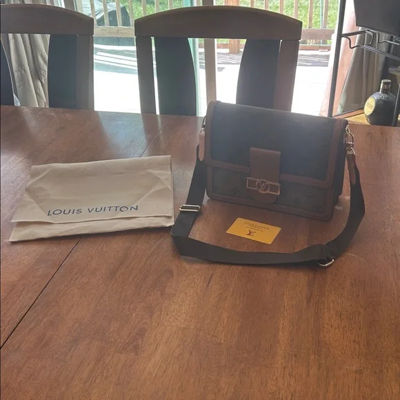 Monogram Brown Clutch - Picture 3 of 11